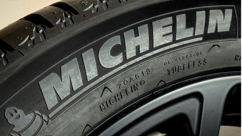Michelin logo with mascot