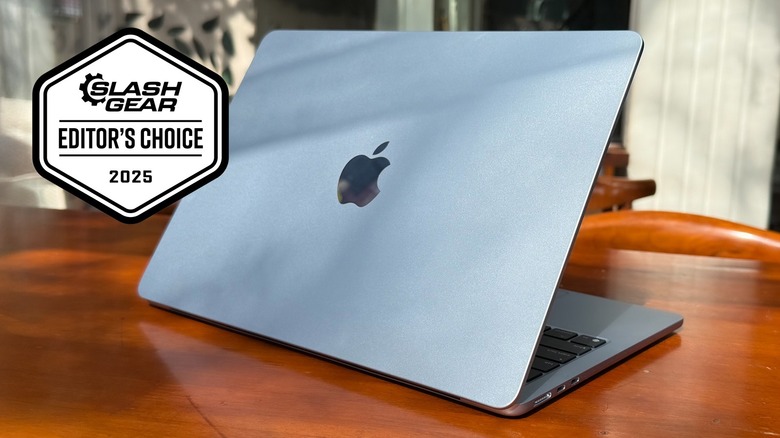 Angled view of M4 MacBook Air.